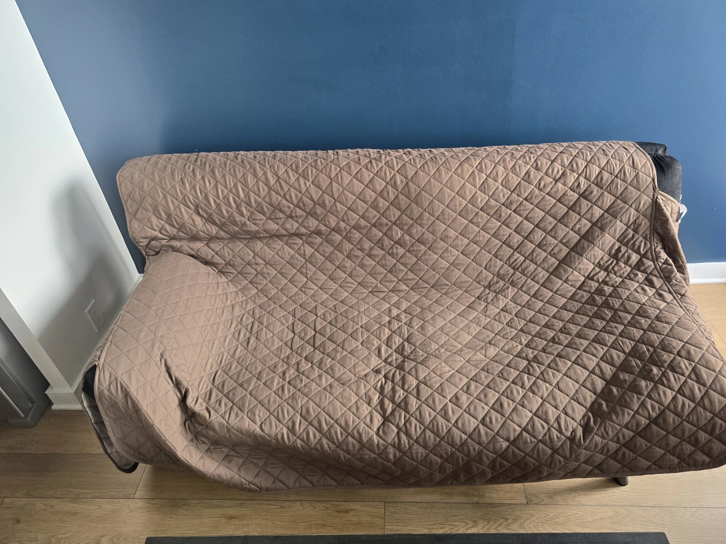 Dark Grey Futon Sofa - photo 2
