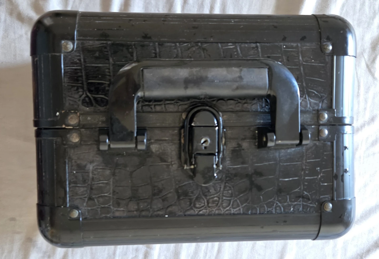 Sephora Black Croc Vanity Case