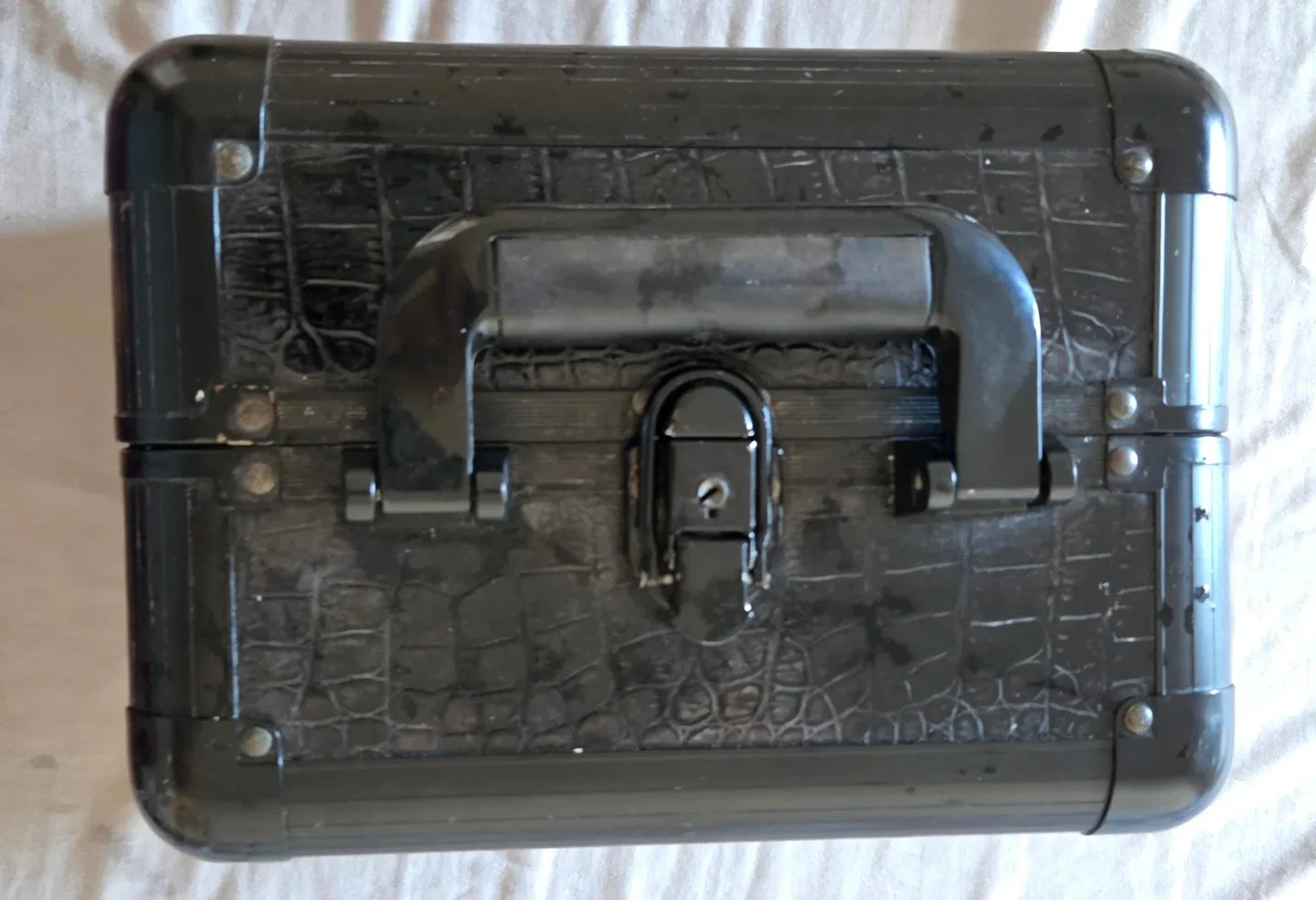 Sephora Black Croc Vanity Case