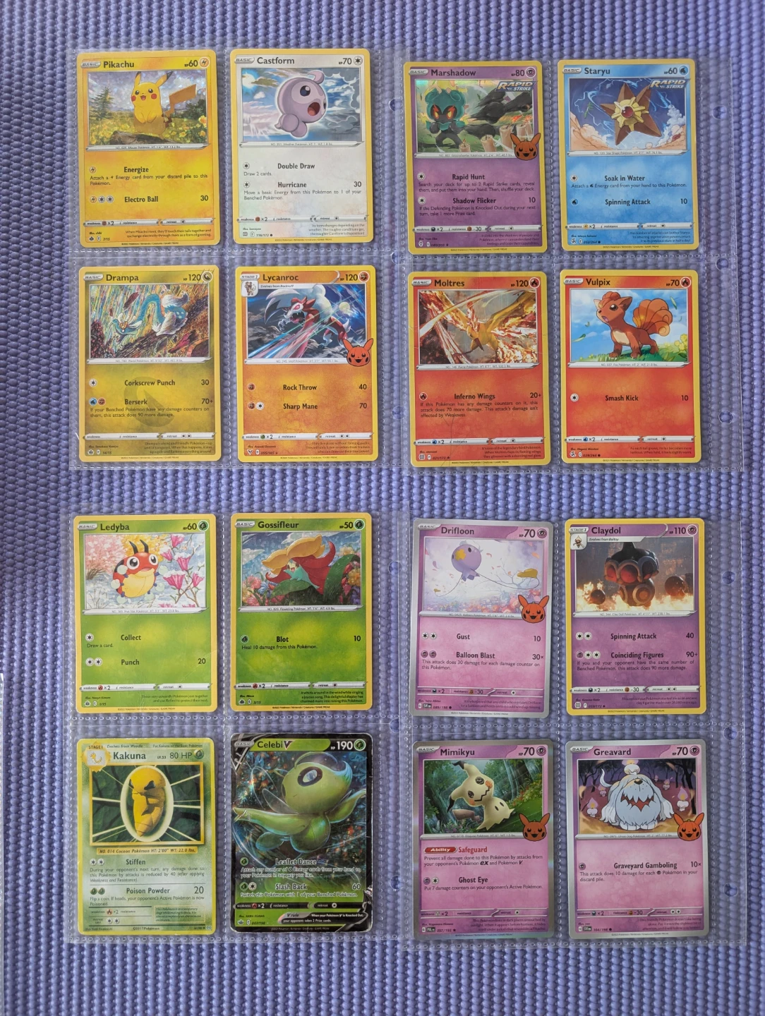 Assorted Pokémon Trading Cards with New Binder - photo 5
