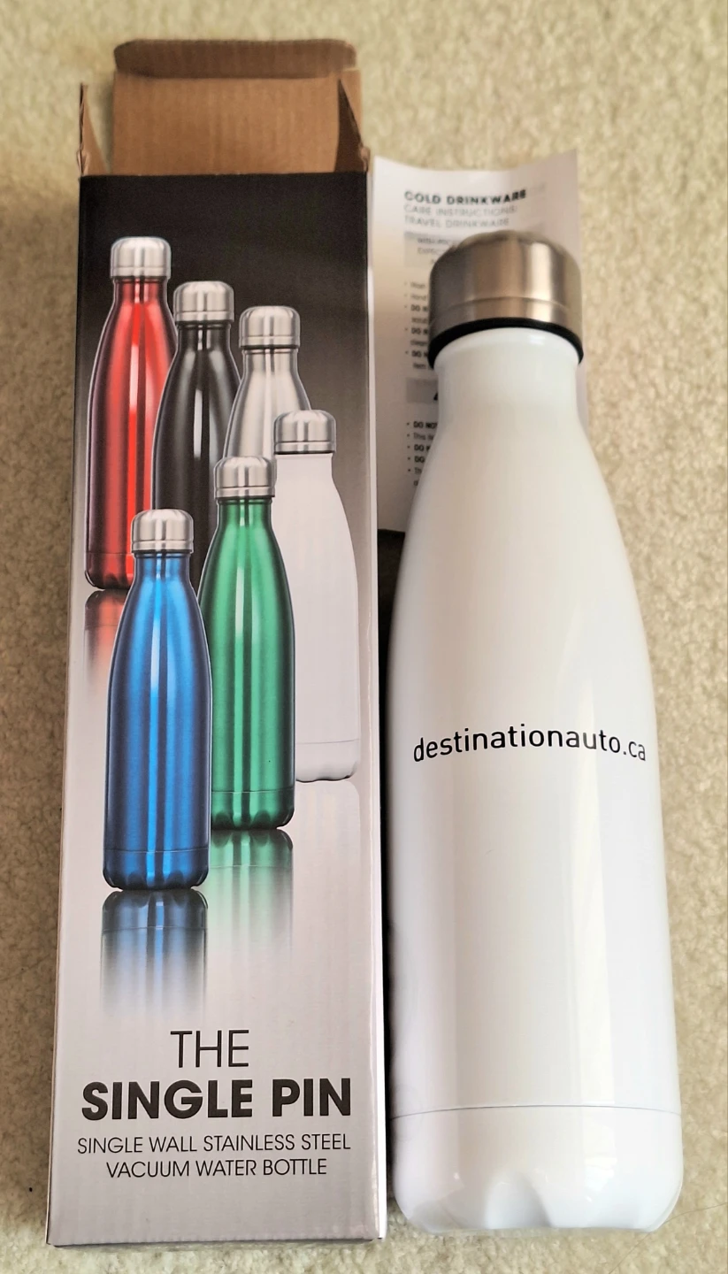 Destination "The Single Pin" Vacuum Water Bottle