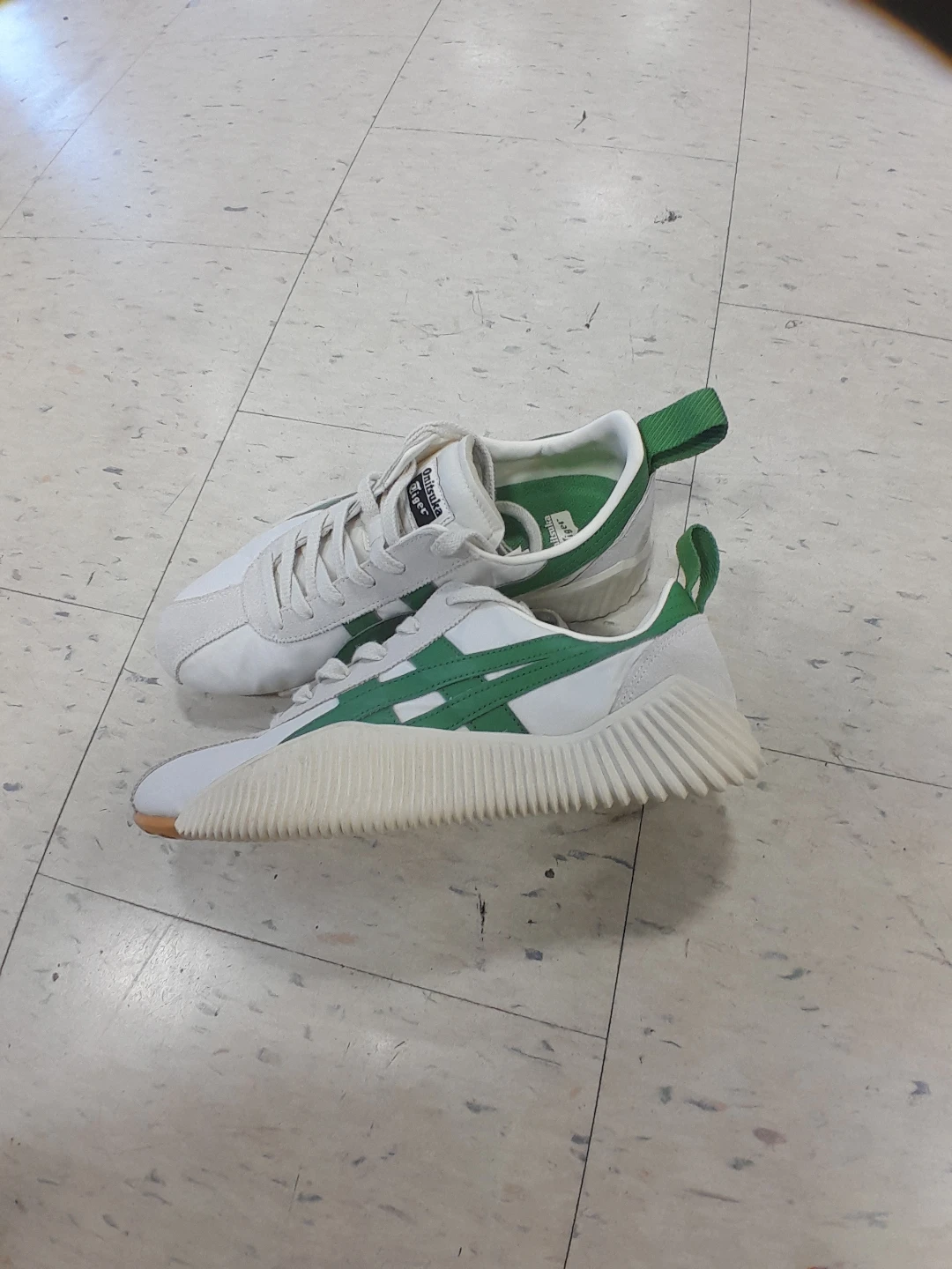 Onitsuka Tiger Mexico 66 Sneakers White Green Men's Size 8