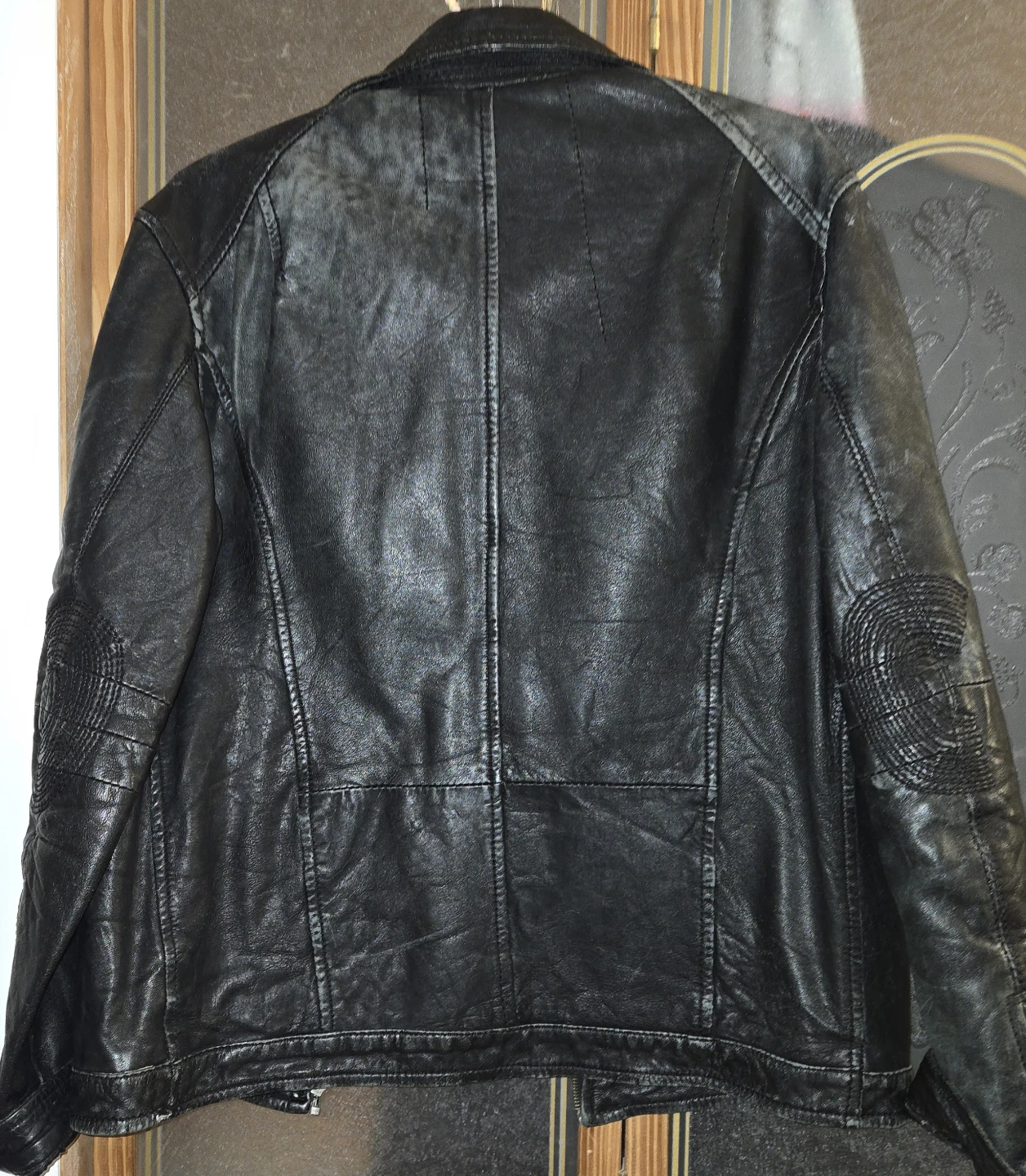 Desigual Black Leather Jacket - Large - photo 2