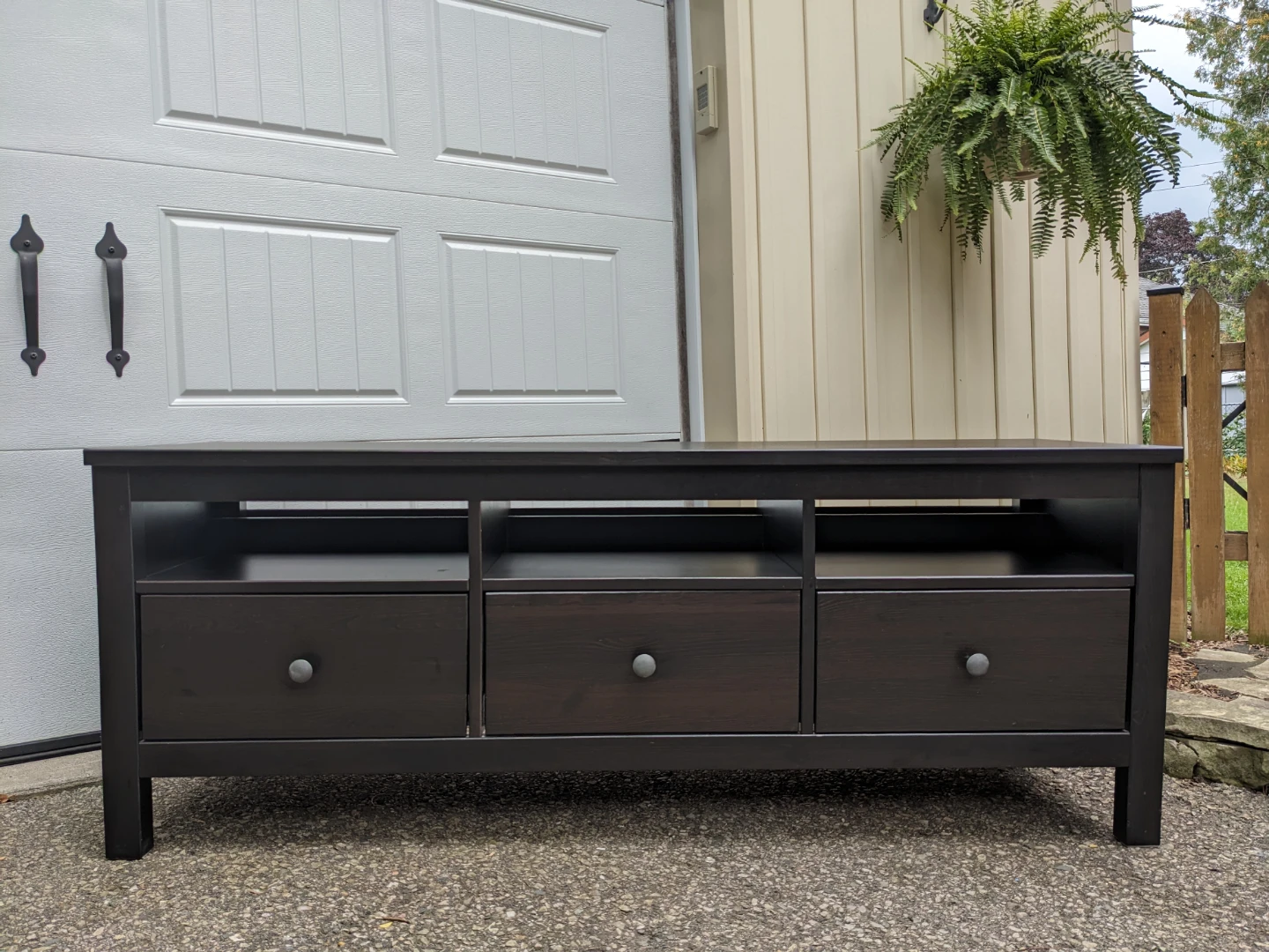 Ikea HEMNES TV Stand in Solid Pine