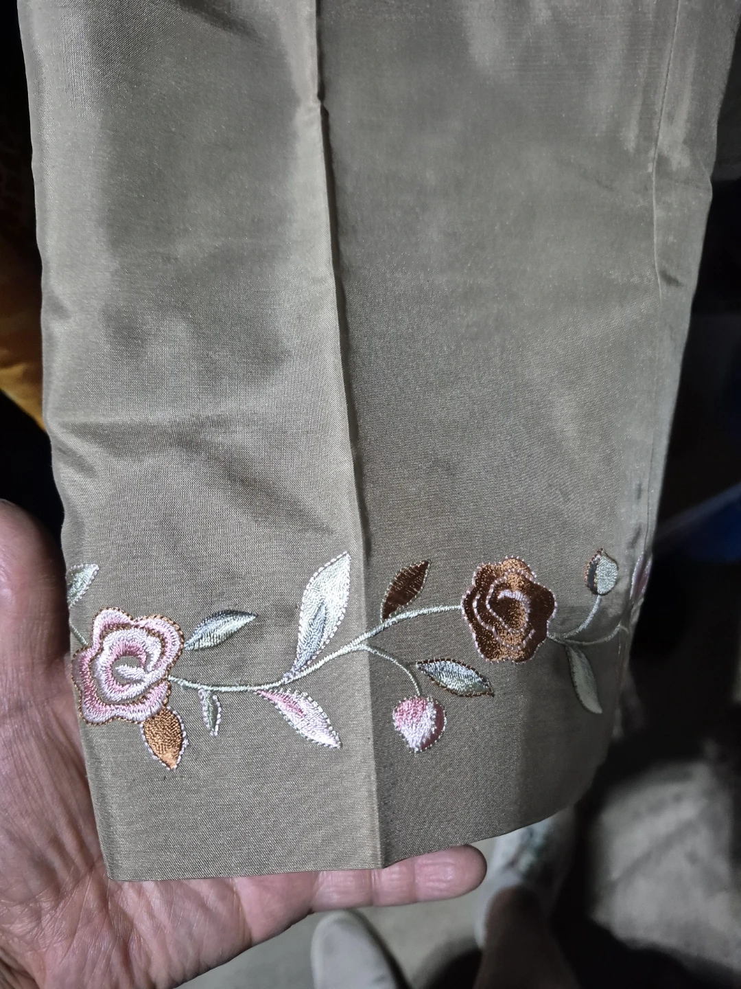 Talbots Petites Pure Silk Embroidered Pants - photo 5