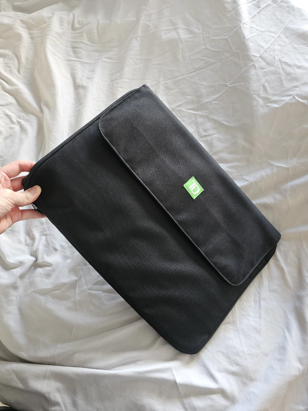 Laptop case folio  - Black Tech Organizer Case