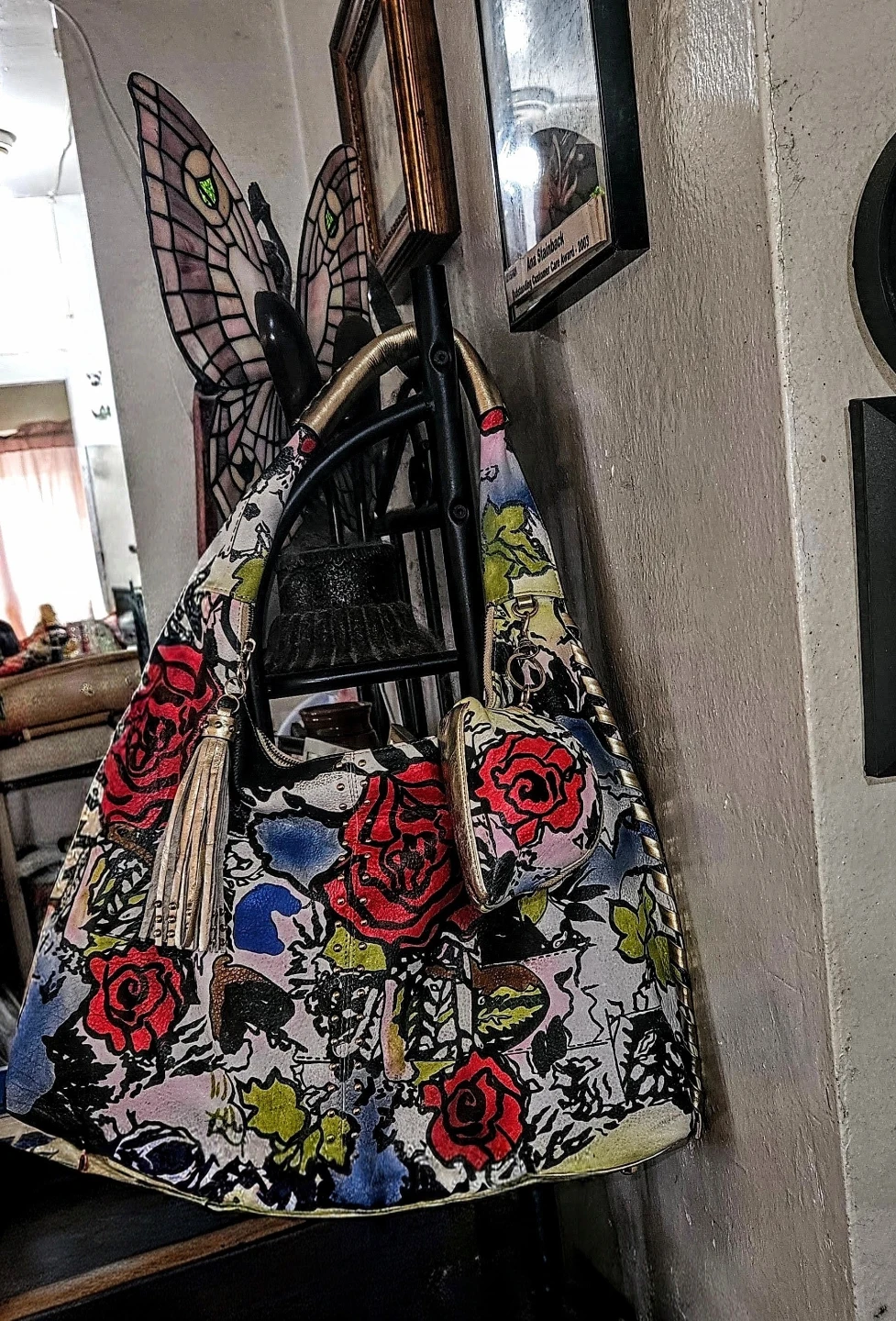 Sharif Designer Hobo Bag with Matching Pouch - photo 4