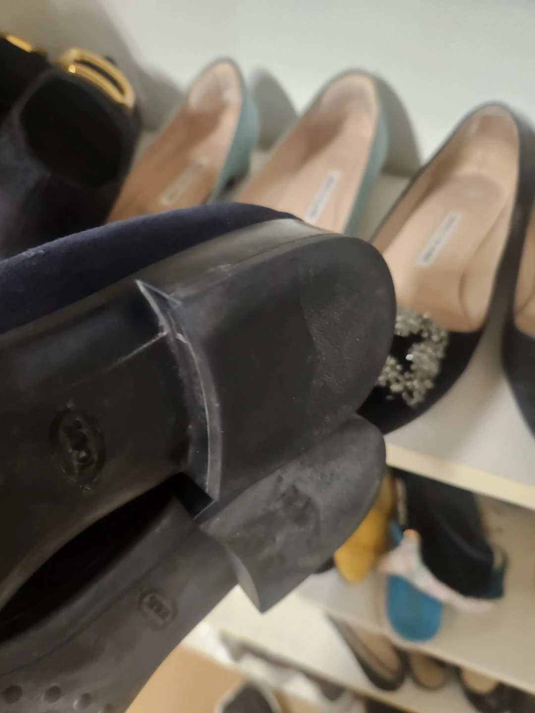 TOD'S Navy Suede Loafers - photo 3