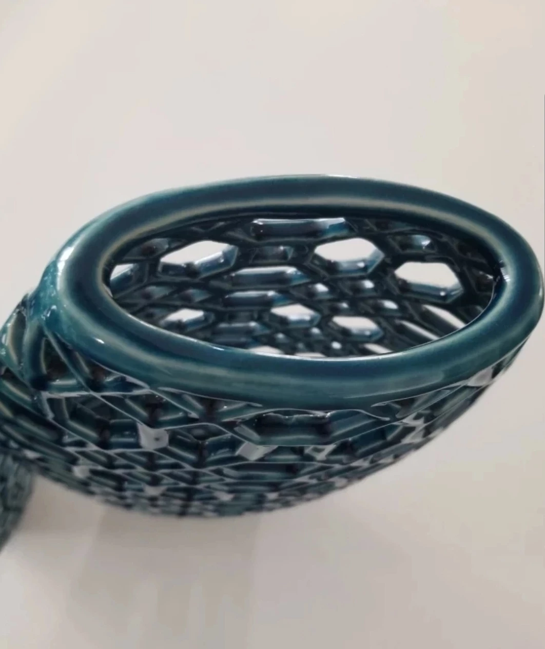 Teal Ceramic Vases Set of 2 - photo 2