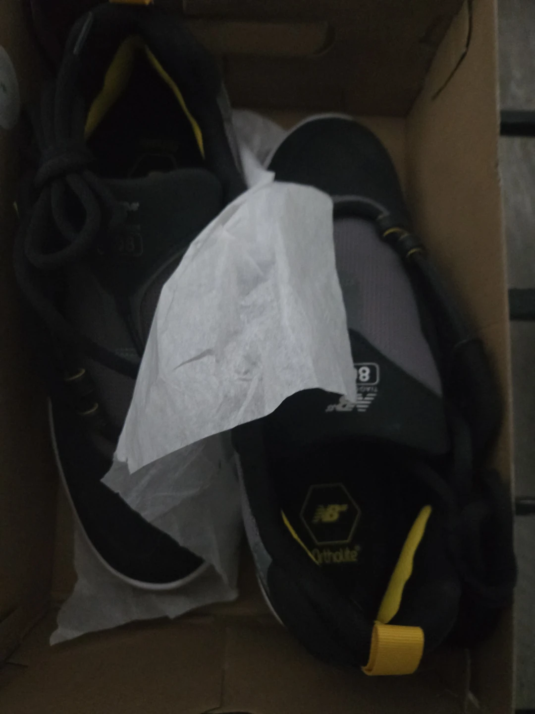 New Balance Tiago Lemos 808 Shoes Black Yellow Size 11.5 Men - photo 2