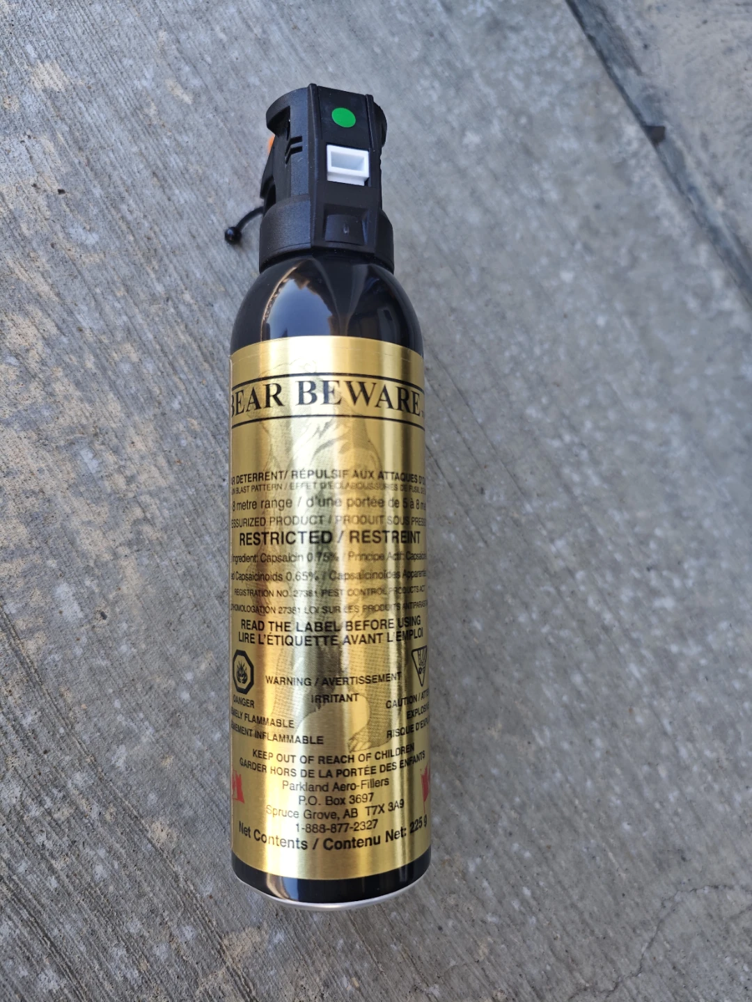 Bear Beware Deterrent Spray 225g