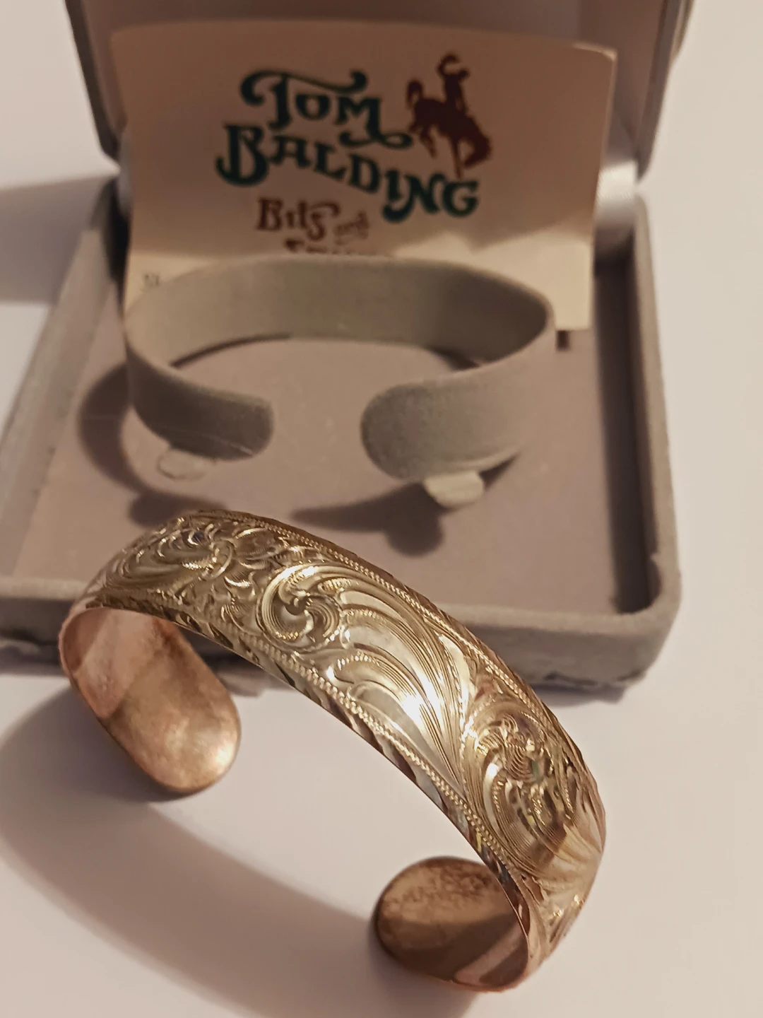 Tom Balding Sterling Silver 925 Engraved Cuff Bracelet - photo 2