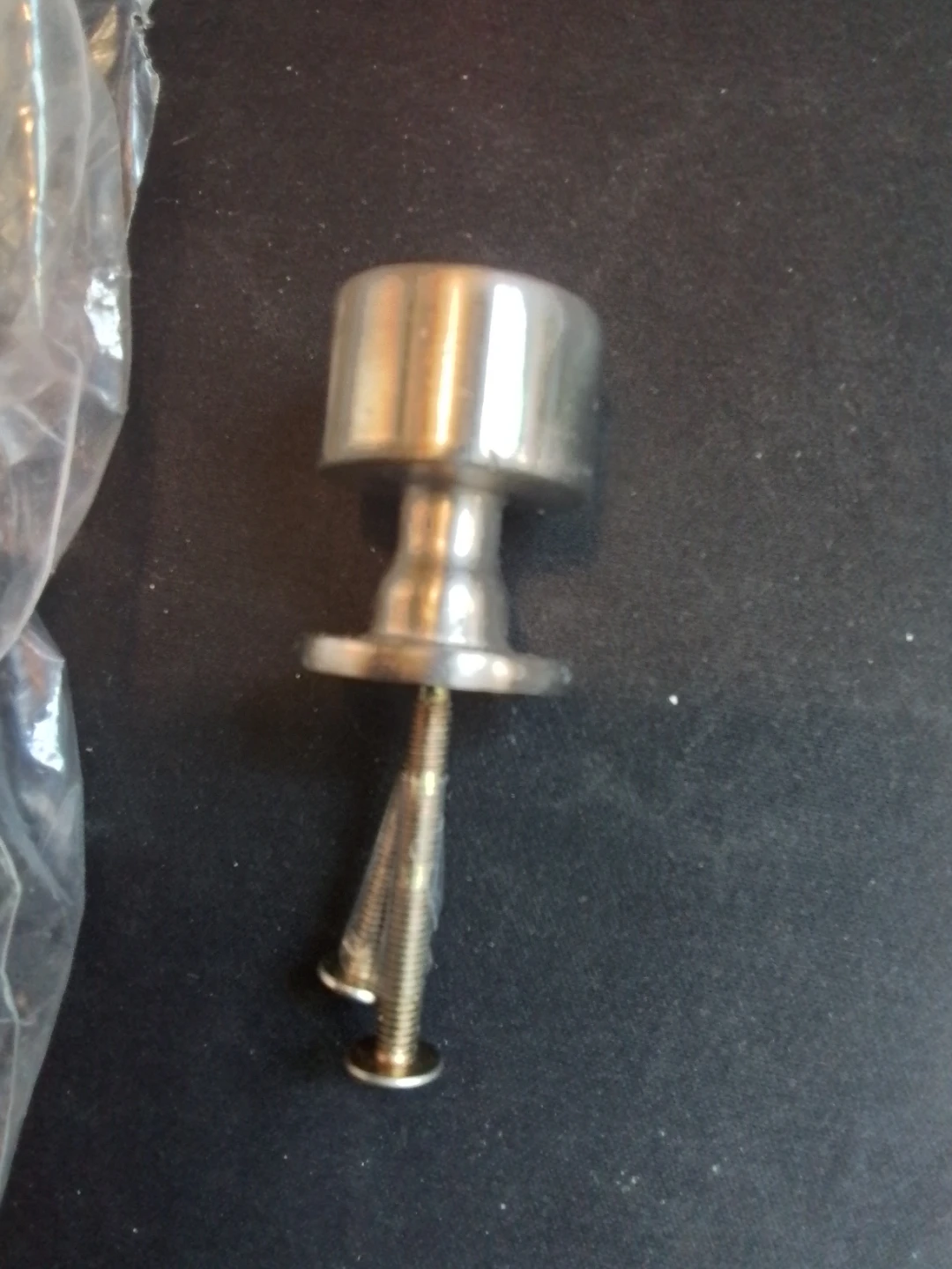 Lot of 10 IKEA VARNHEM Brushed Stainless Steel Cabinet Knobs - photo 2