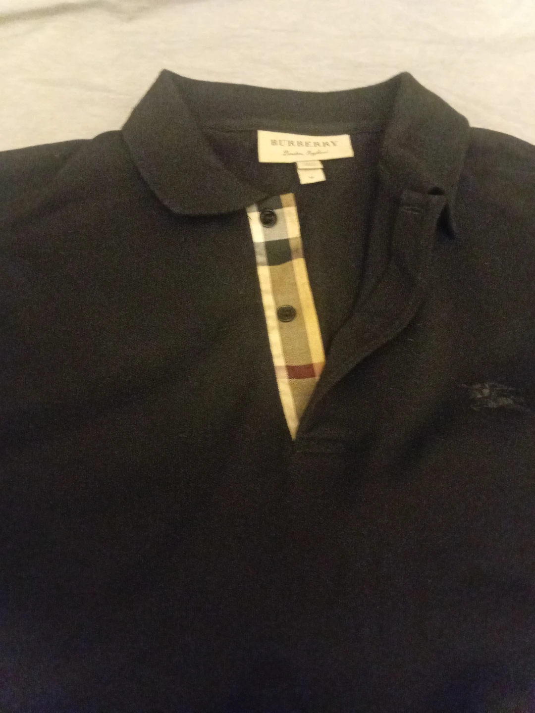 Burberry Black Polo Shirt - photo 2