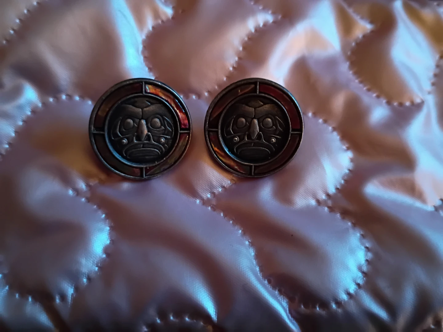 Indigenous Art Style Face Stud Earrings
