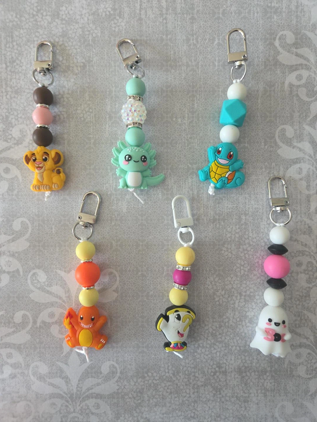 Cute Handmade Zipper Pull Charms