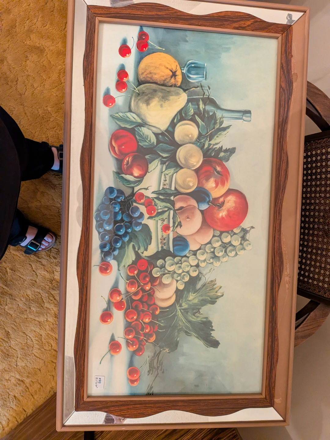 Framed Still Life Fruit Art