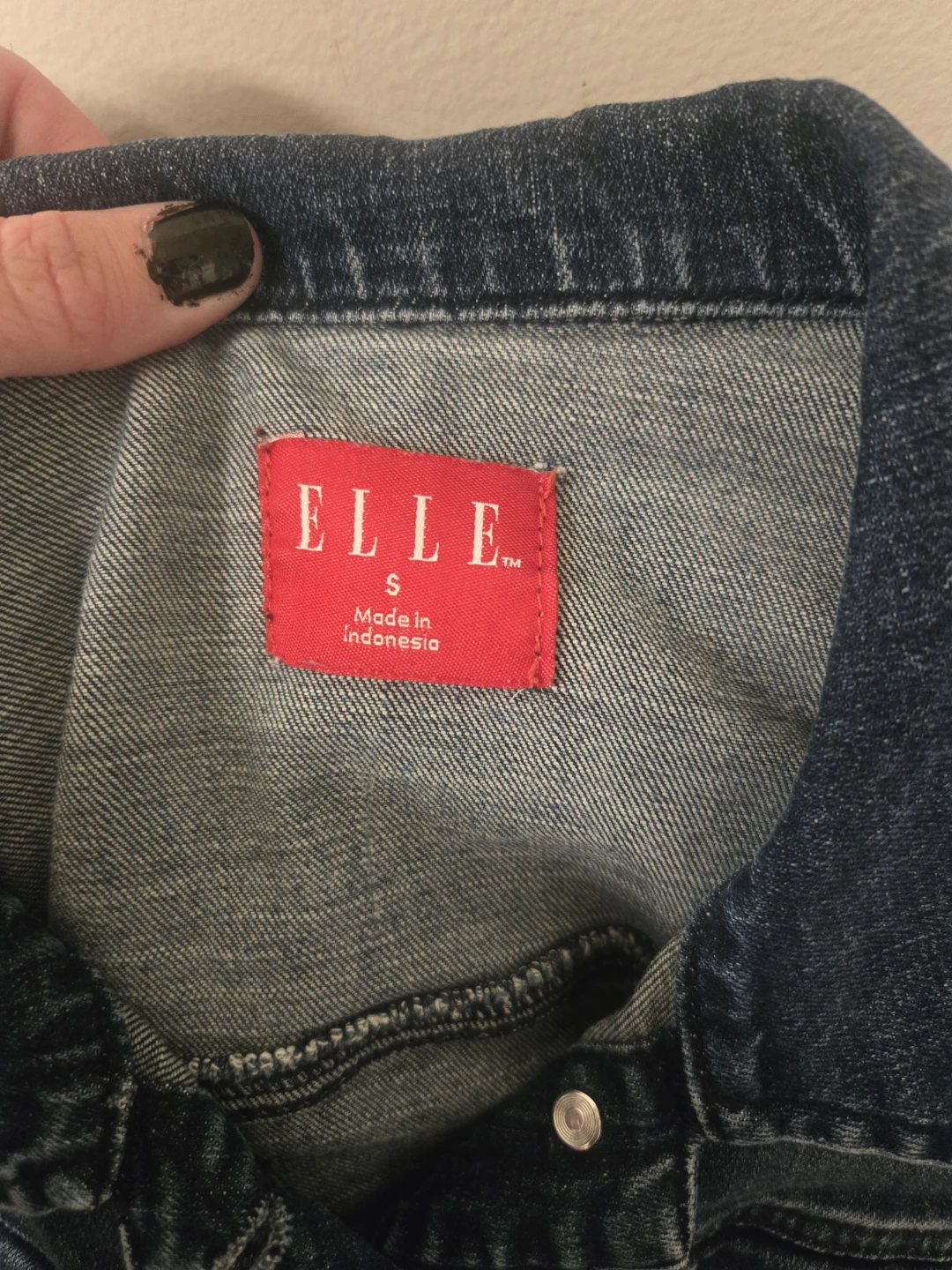 Elle Denim Jacket - Size S - photo 2