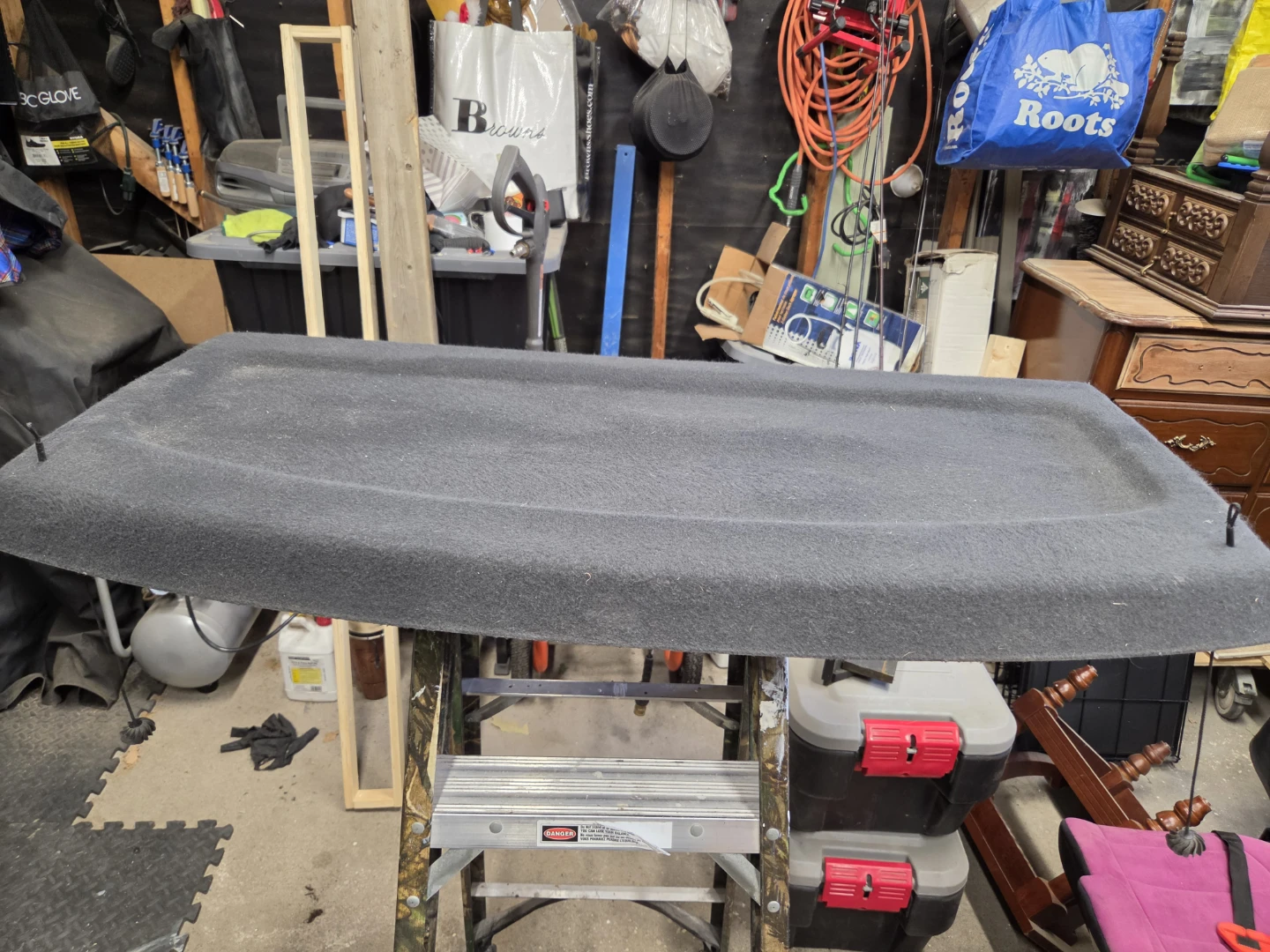 Grey Trunk Cargo Cover for 2011 vw golf