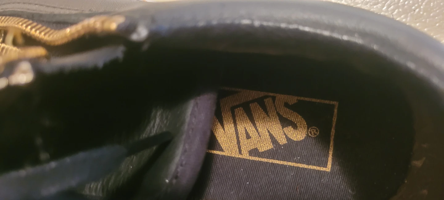 Vans Old Skool Zip Black Leather Sneakers - photo 4