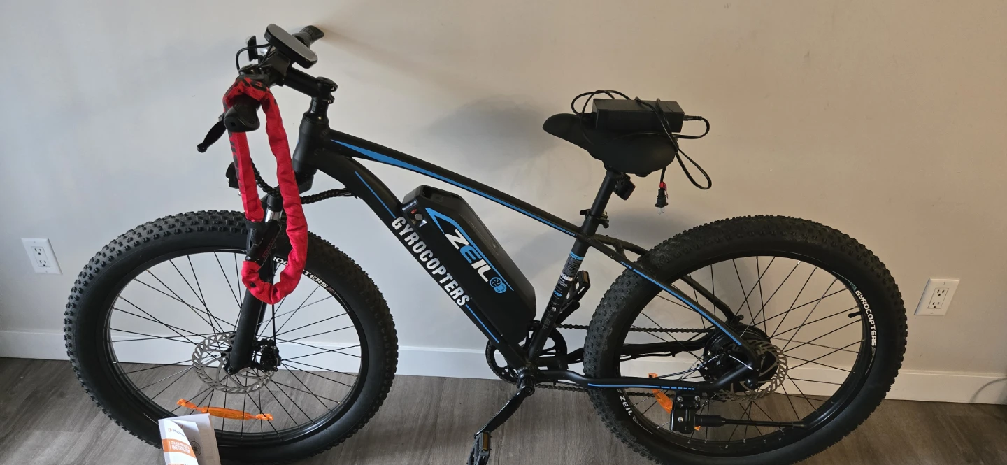 GYROCOPTERS ZEIL Fat Tire Electric Bike - photo 3