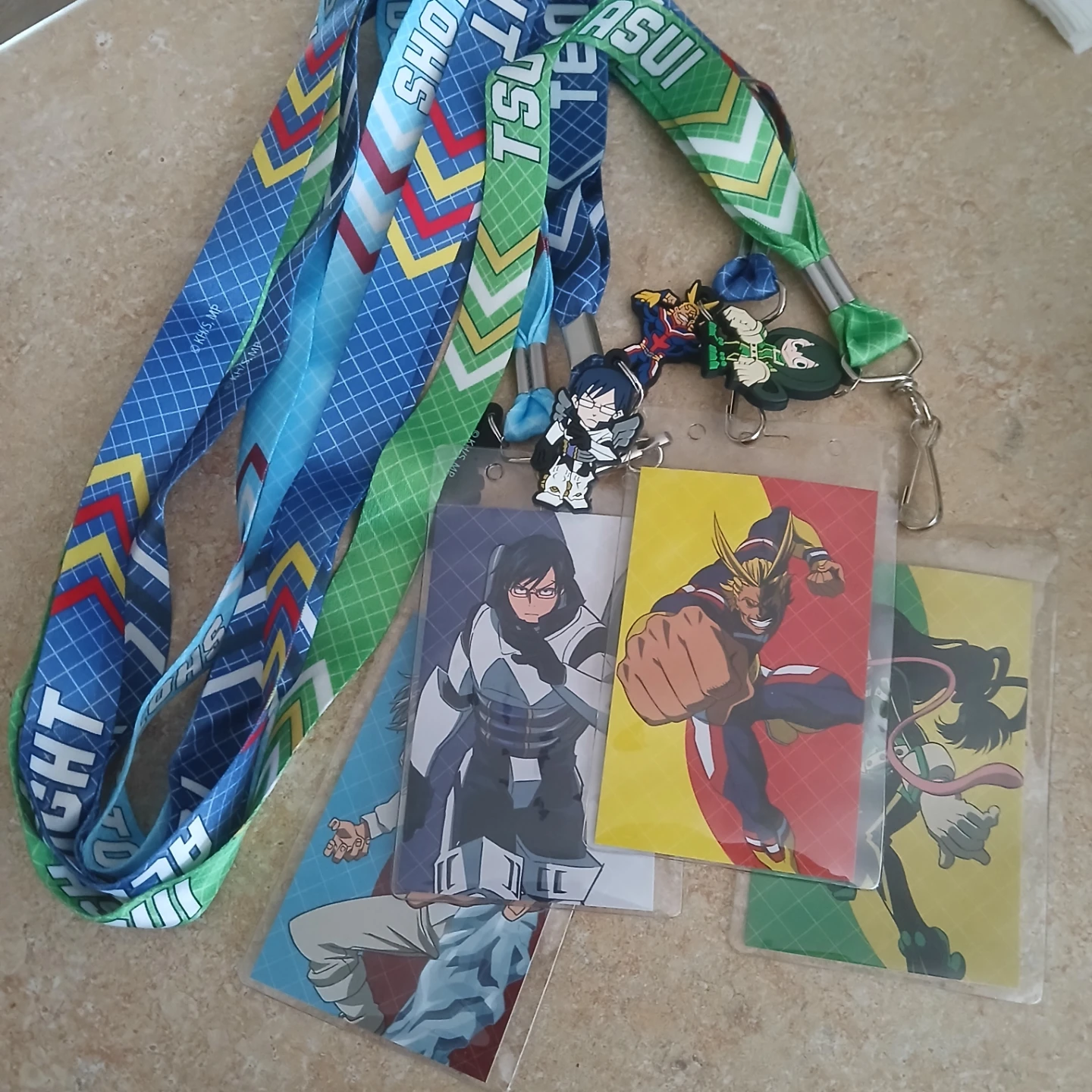 Anime-Themed Lanyards with ID Holder