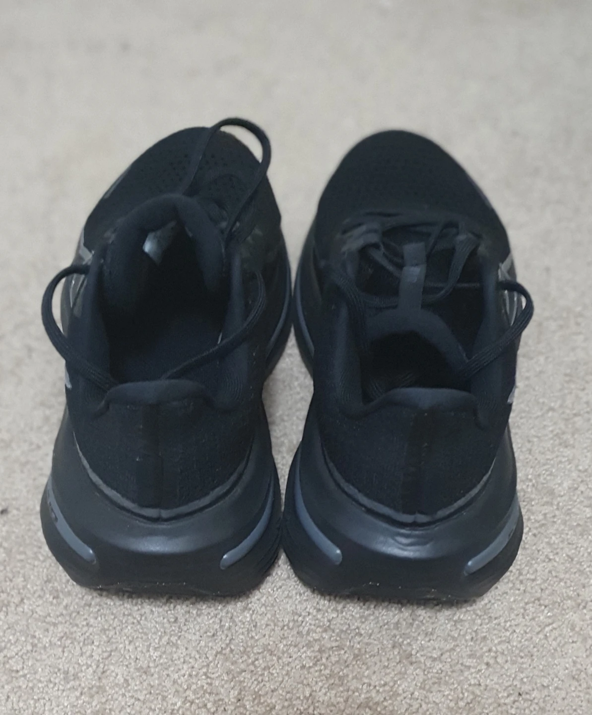 NIKE AIR Men's SNEAKERS  - FULL BLACK on BLACK - photo 2