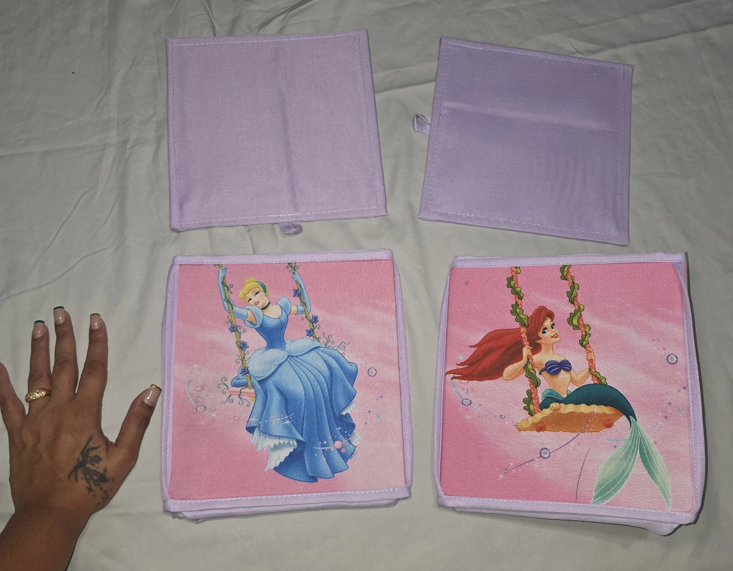 Disney Princess Storage Cubes Set (Set of 4)