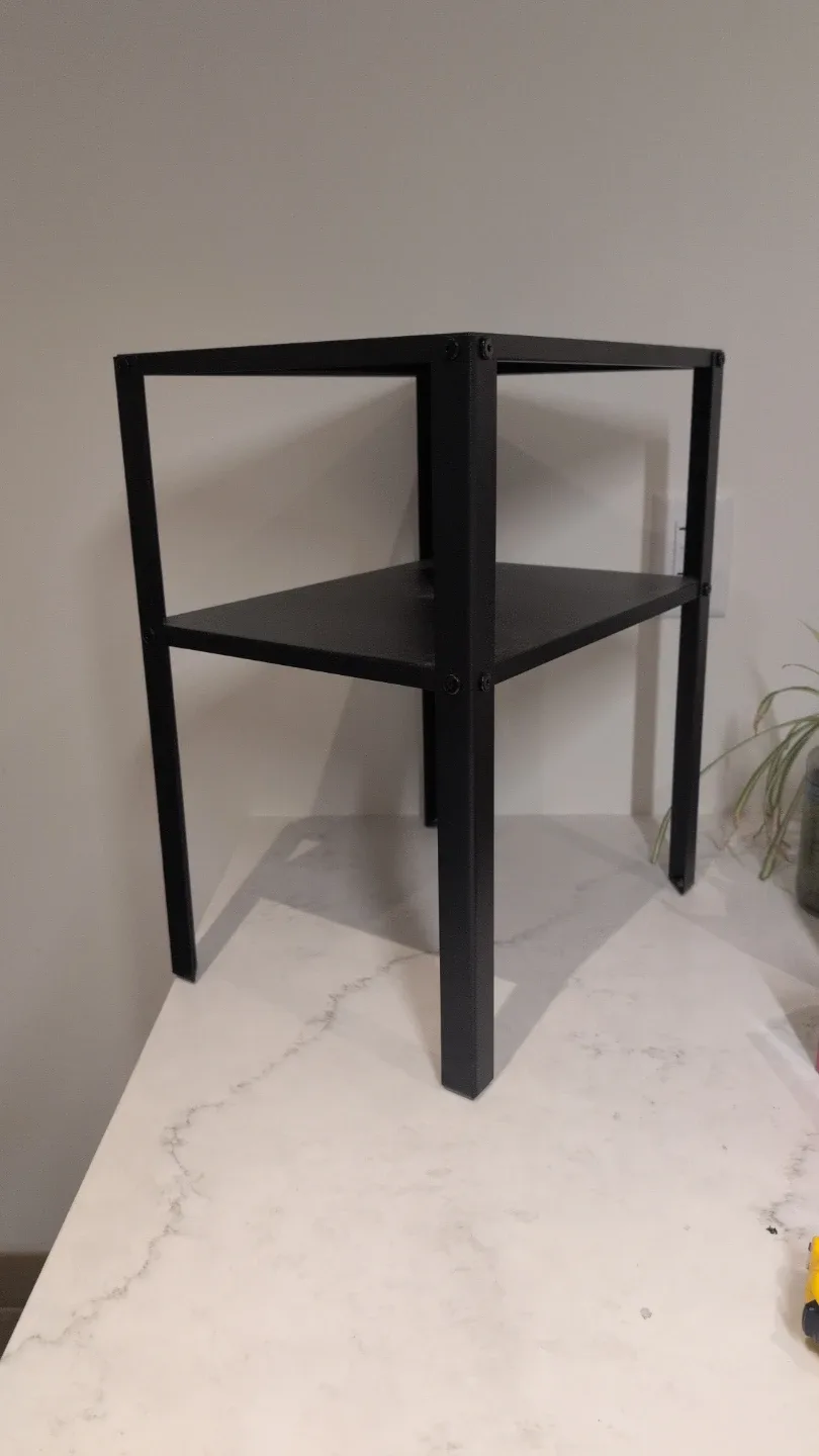 Small IKEA KNARREVIK Nightstand, Black