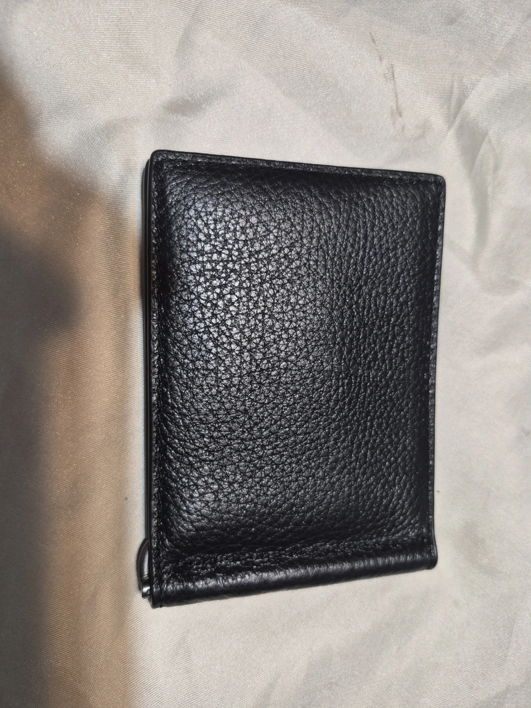 Coach Black Leather Money Clip Wallet - photo 2