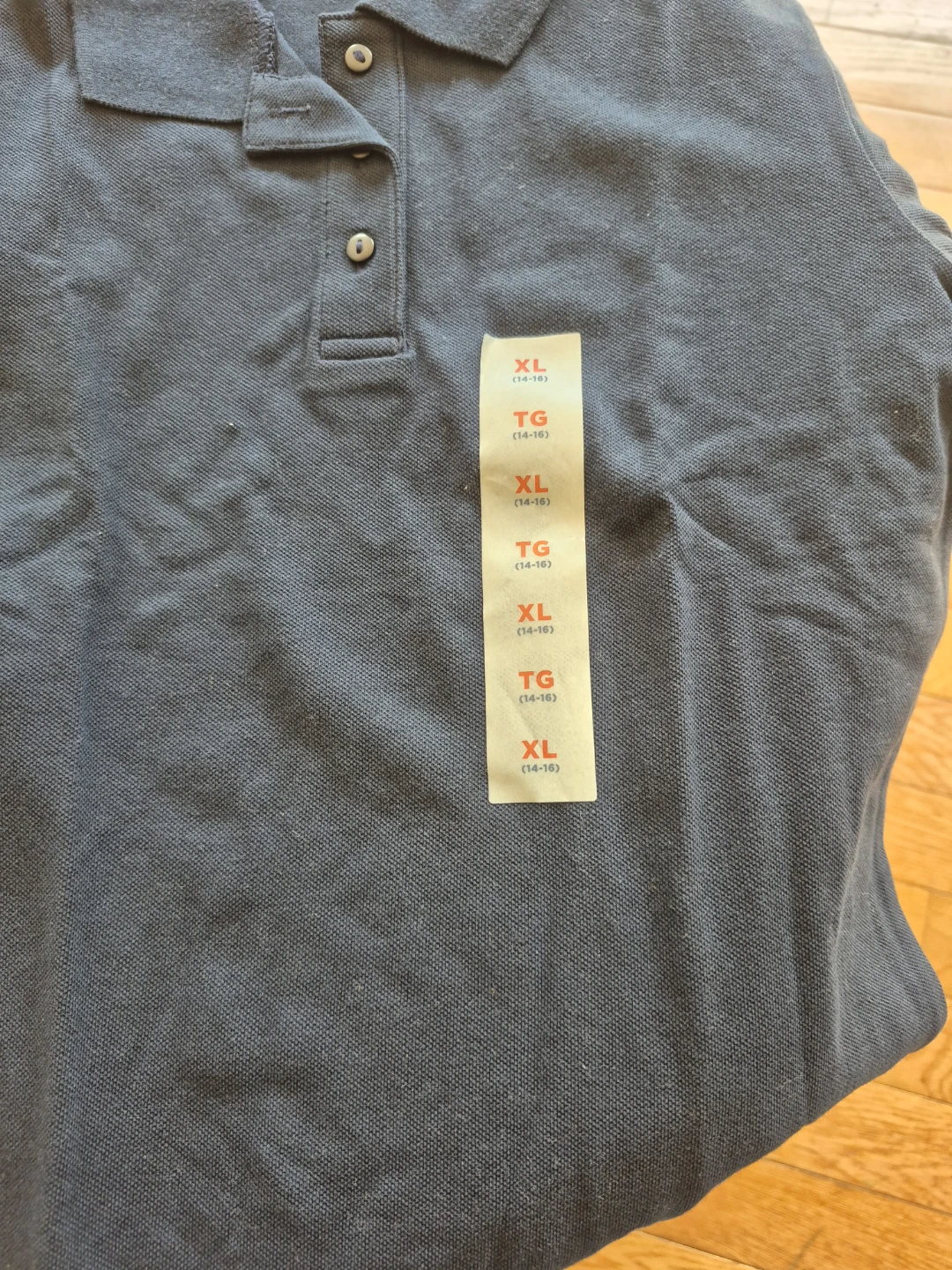 Old Navy Navy Blue Polo Shirt XL (14-16) - photo 2