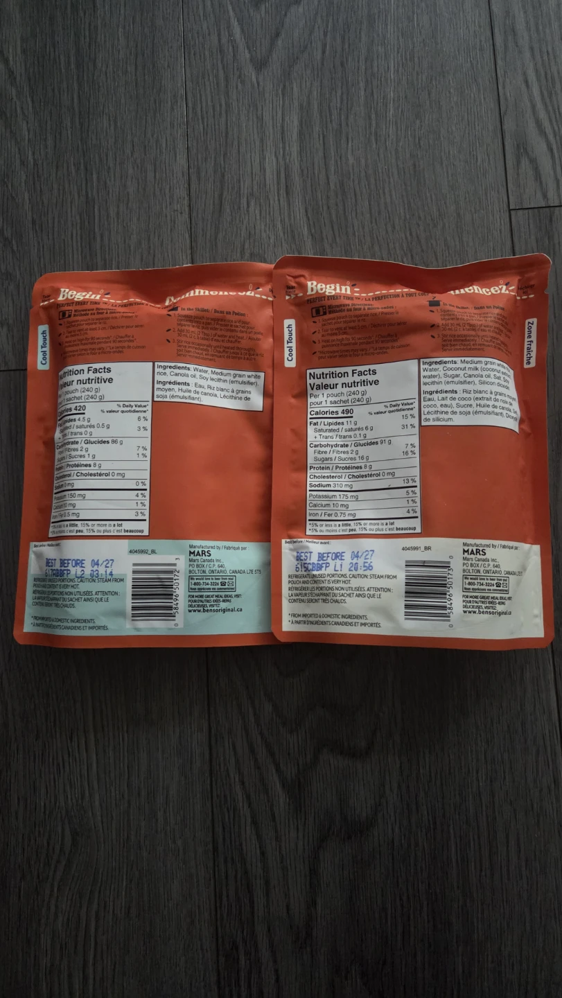 Ben's Original Bistro Express Sticky Rice 2x 240g - photo 2