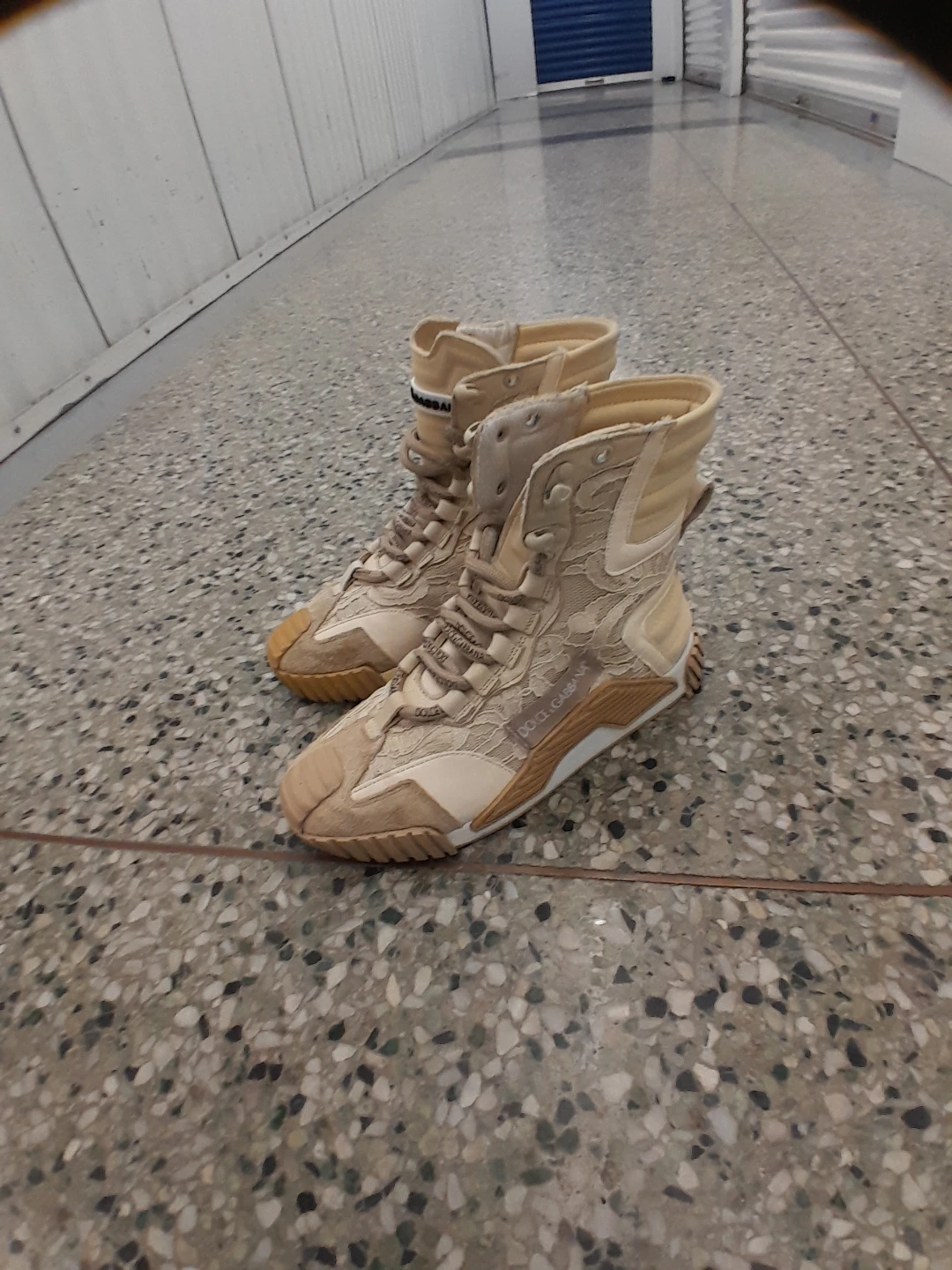 Dolce & Gabbana High-Top Sneakers Women's Size  7 - photo 4