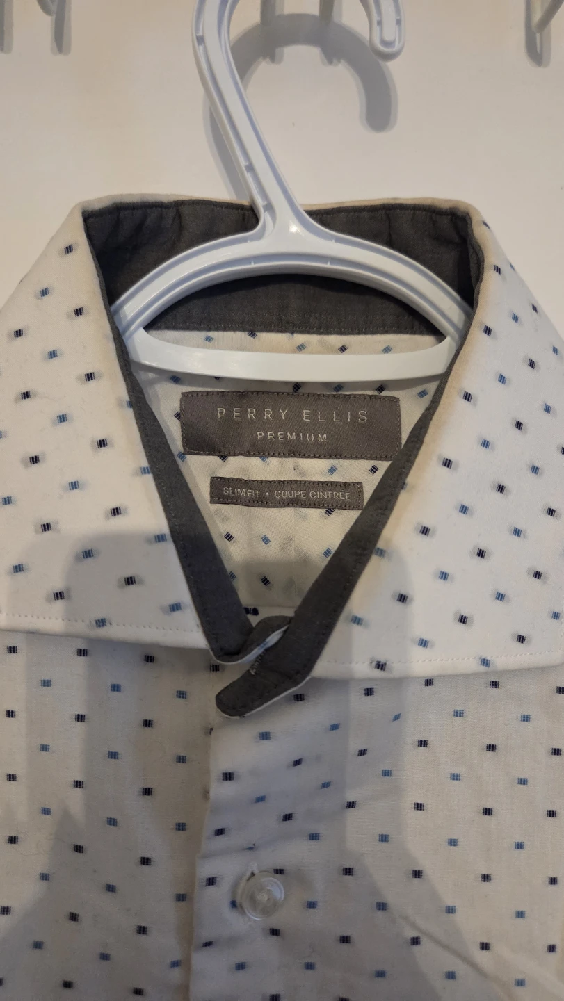 Perry Ellis Premium Slim Fit Dress Shirt - photo 3