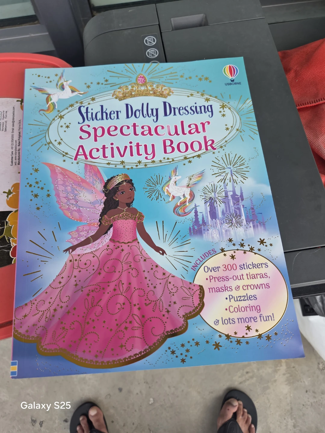 Usborne Sticker Dolly Dressing Spectacular Activity Book - photo 2