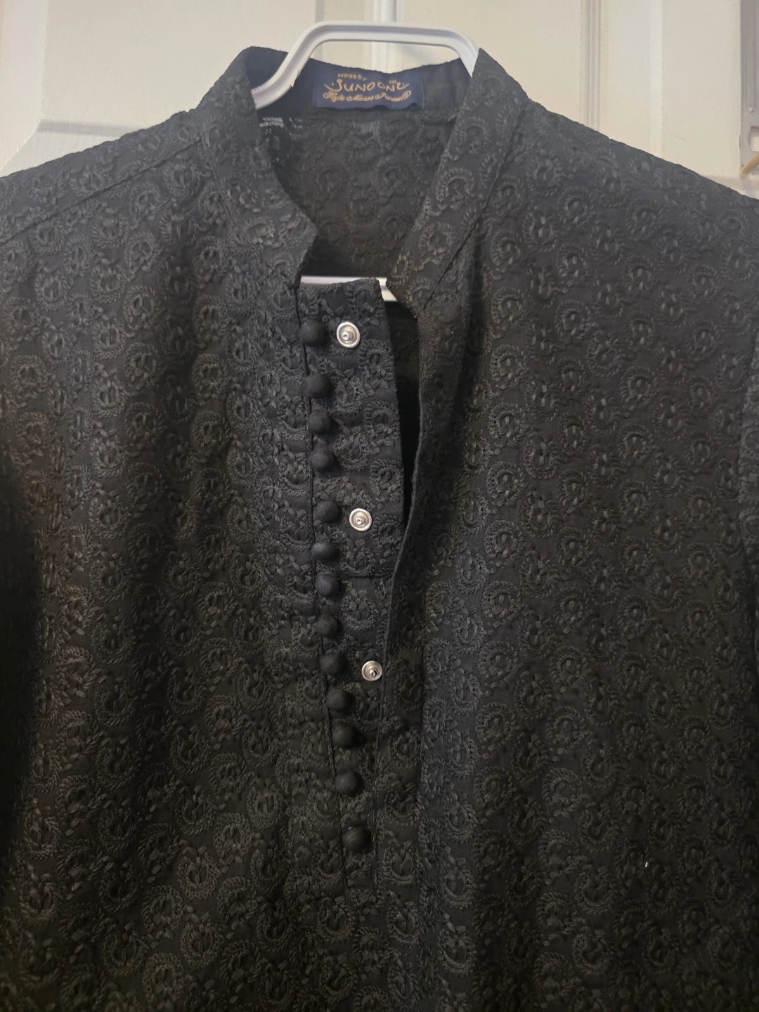 JUNOON Black Kurta