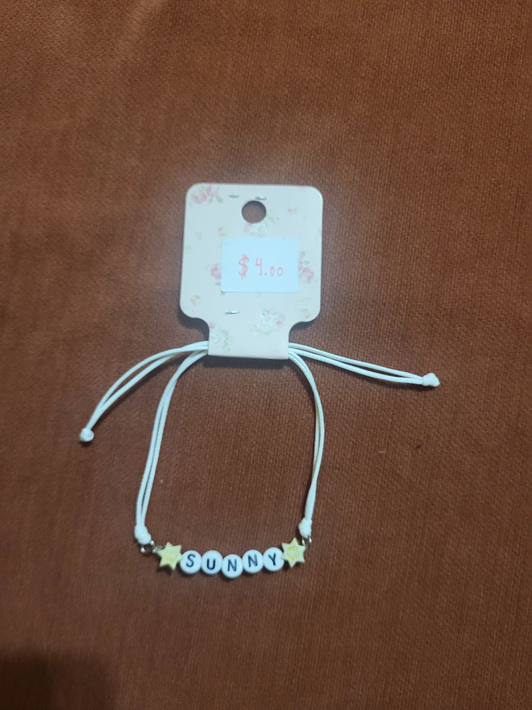 Custom Beaded Bracelet "Sunny"