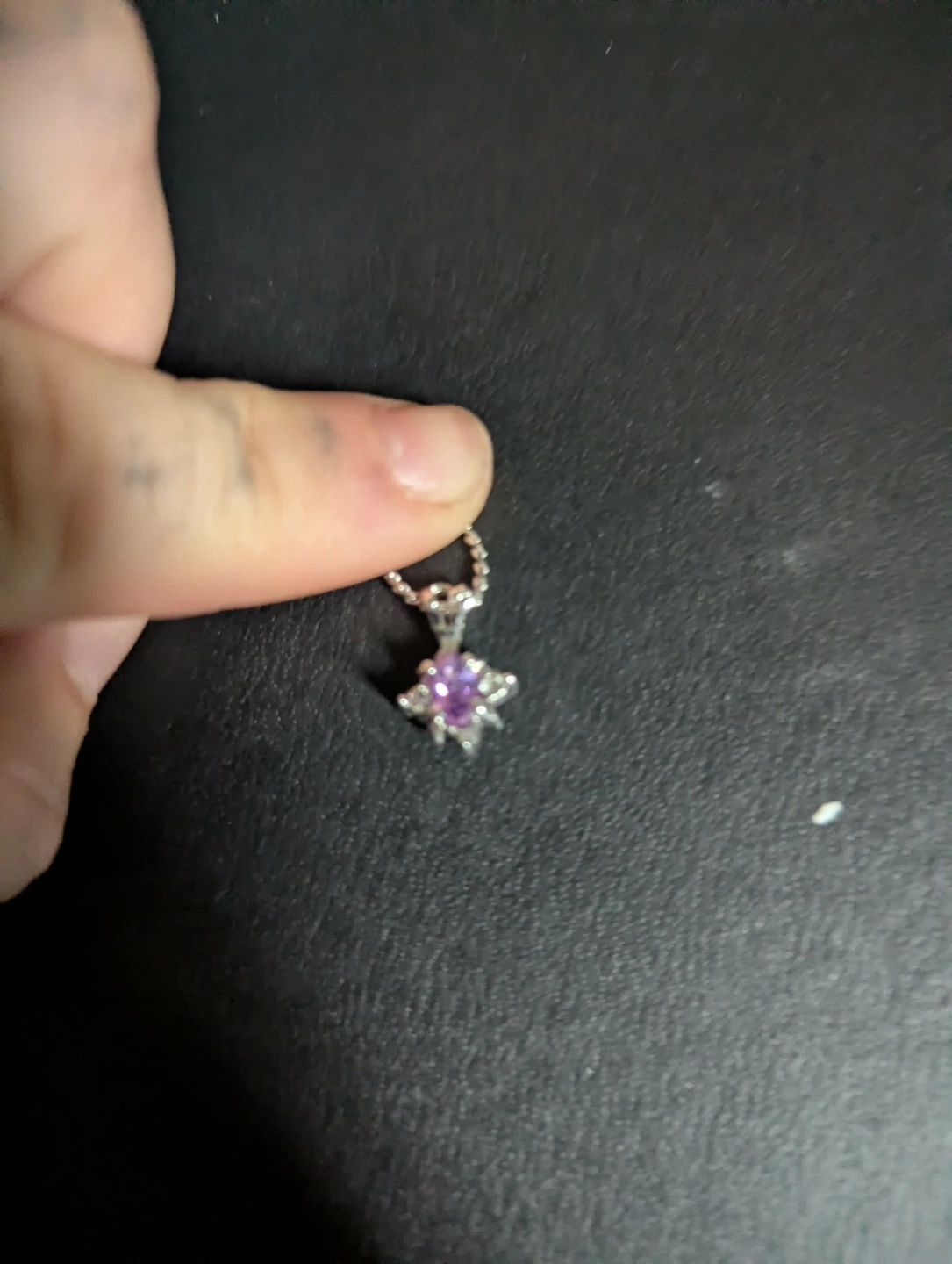 White Gold Pendent Necklace - photo 2