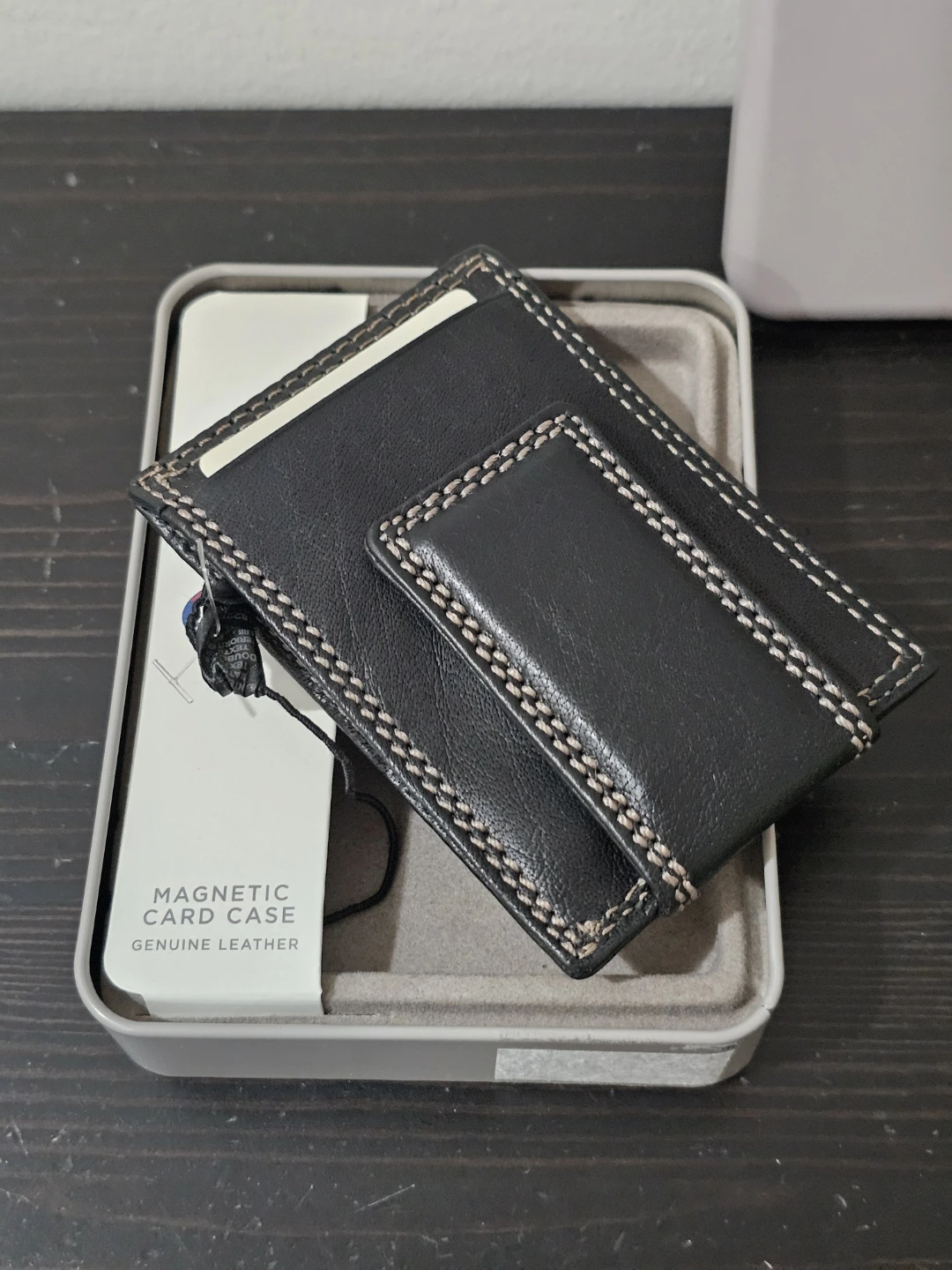 Fossil Genuine Leather Magnetic Card Case - photo 3