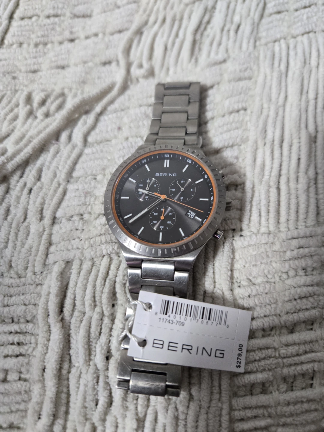 Bering Watch with Chronograph and Date - Silver Tone - photo 2