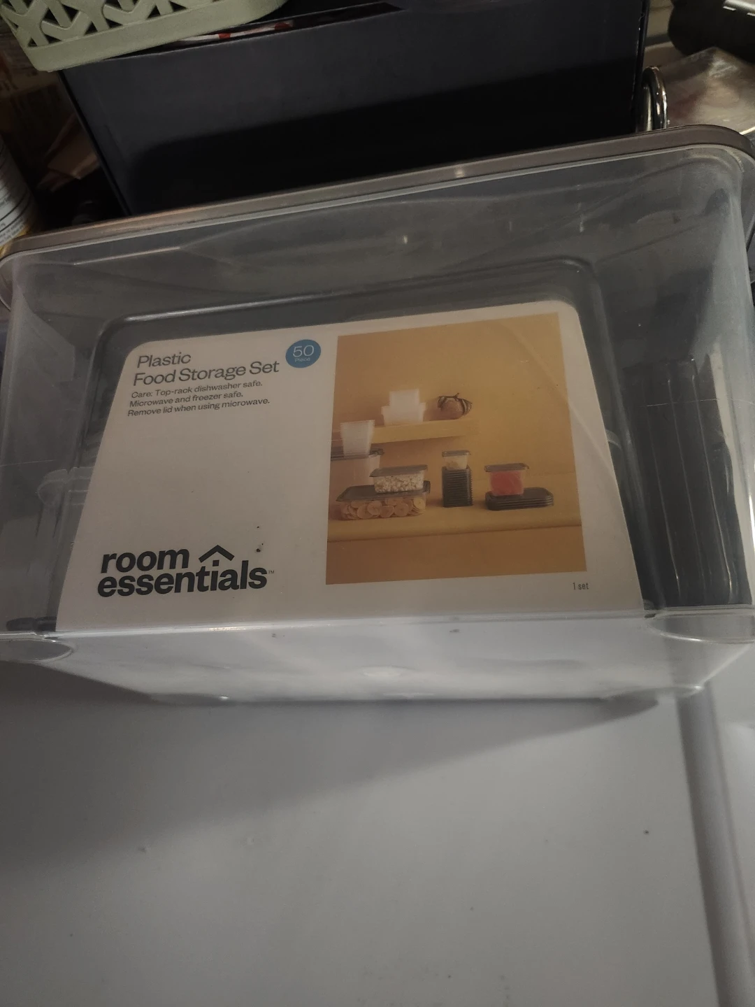 Room Essentials Plastic Food Storage Set 50 pieces