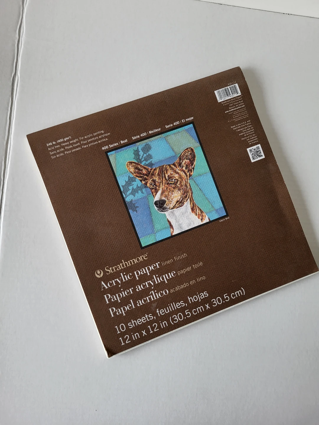 Strathmore Acrylic Paper 12" x 12" Linen Finish