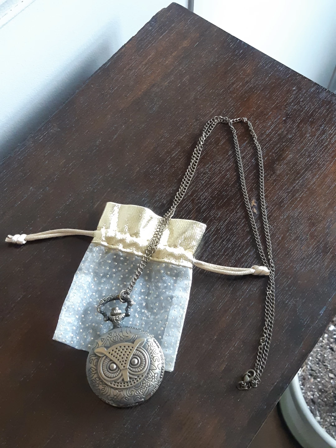 JewelryWe Vintage Inspired Pocket Watch Pendant Necklace - photo 3