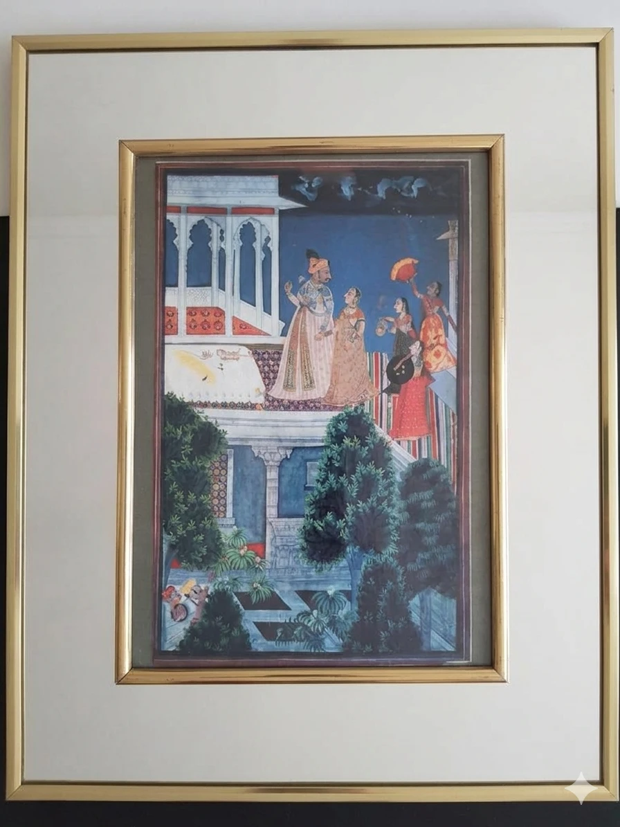 Indian Miniature Print - Mewar Rajasthan Palace Art - photo 5