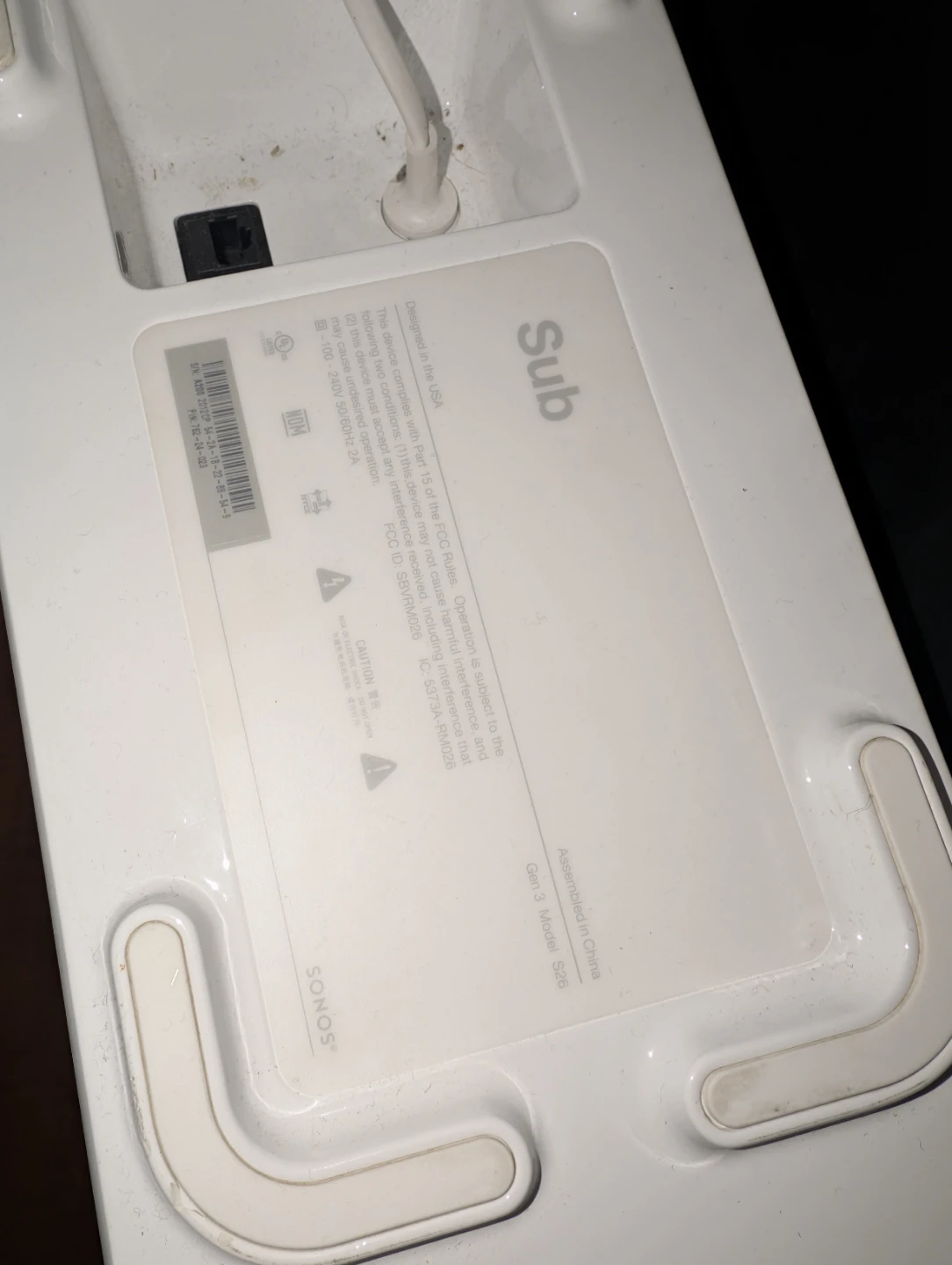 Sonos Sub (Gen 3) Wireless Subwoofer - OBO - photo 4
