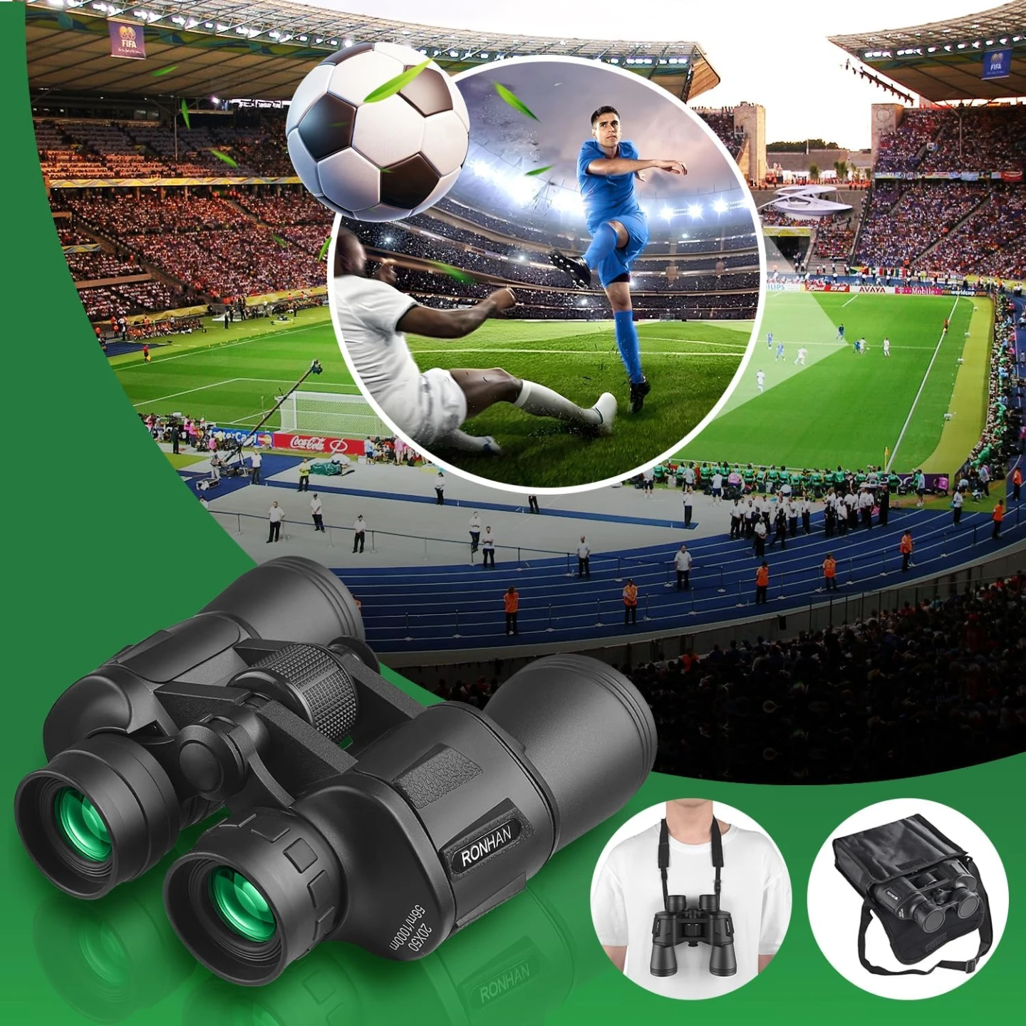NEW 20×50 Binoculars for Adults High Powered - photo 3