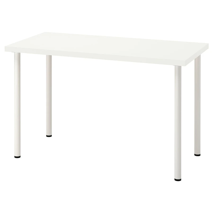 White IKEA Desk - 120 cm