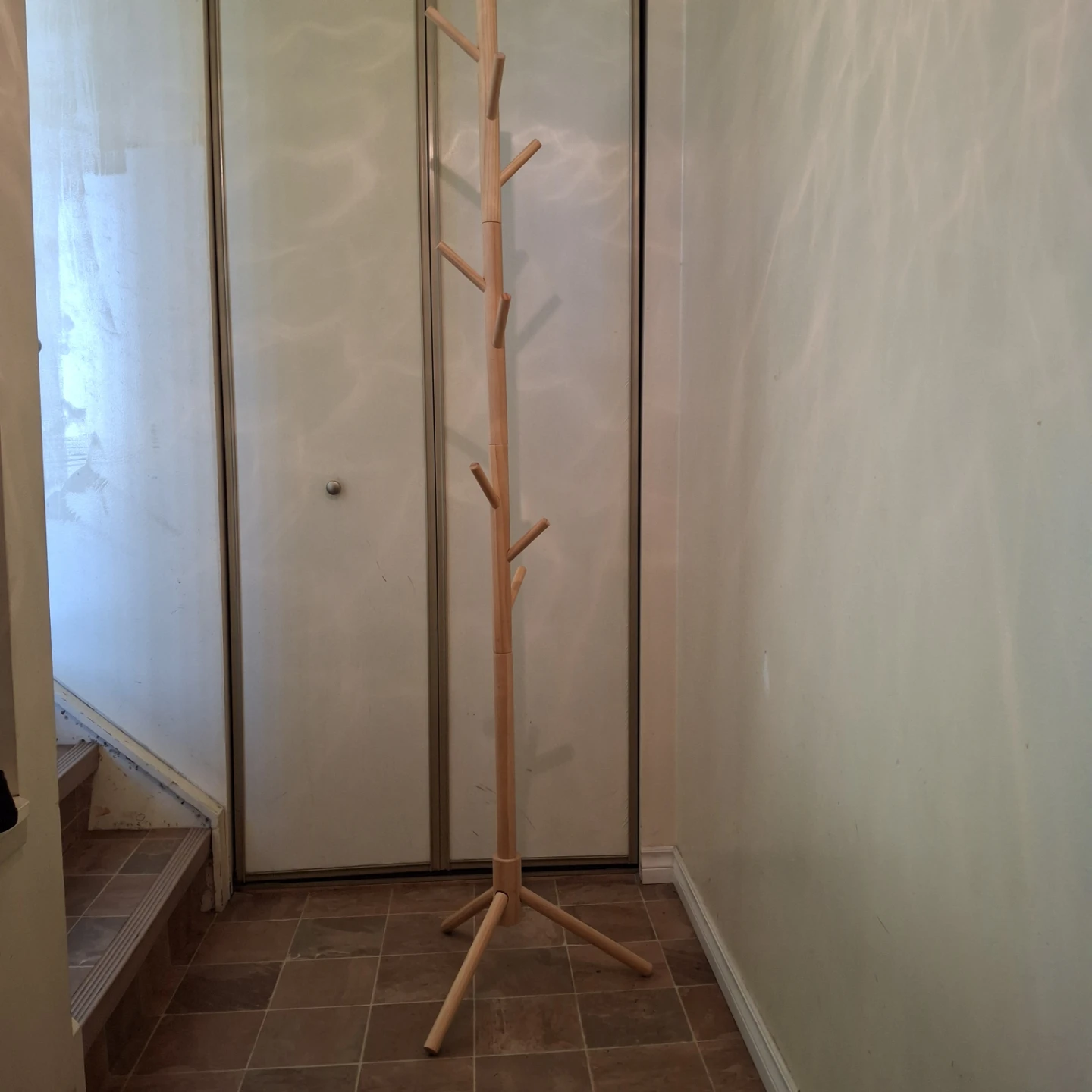 Wooden Coat Rack 6 ft