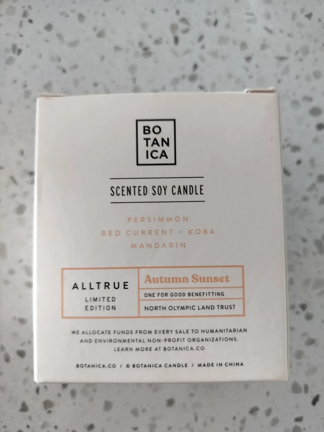 Botanica Autumn Sunset Scented Soy Candle - photo 2