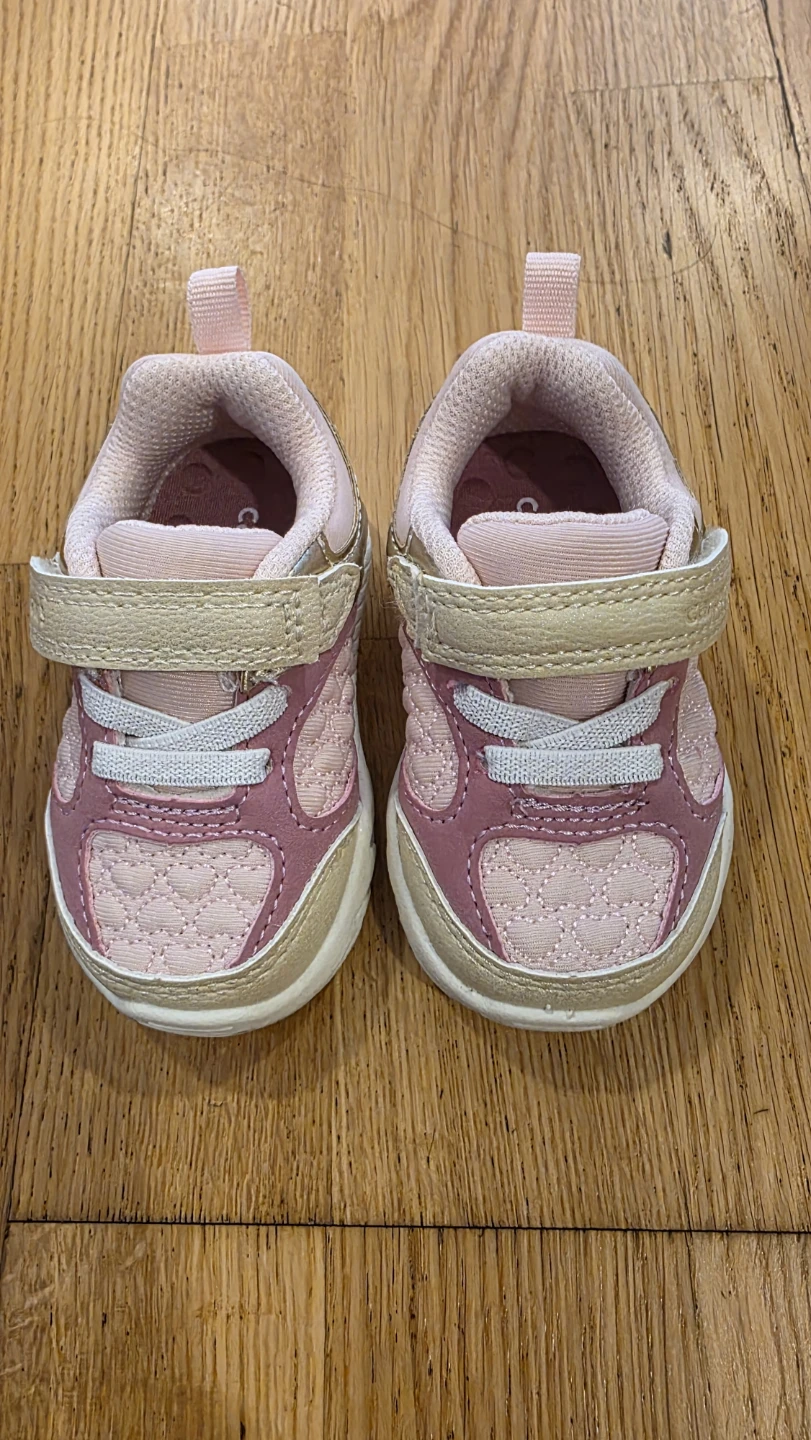 Carter's Baby Girl Pink Sneakers Size 3W